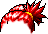 紅色鳳梨造型