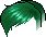 綠色時尚瀏海造型