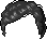 黑色短小捲造型