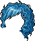 藍色海藻燙捲造型