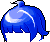 藍色克勞烏造型