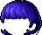藍色短翹造型