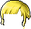 黃色嬌小紮尾造型