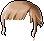 棕色嬌小紮尾造型
