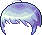 紫色貼頭短髮造型