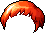 紅色栗子頭髮型