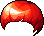 紅色橡果造型