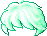 綠色雲朵造型
