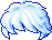 藍色雲朵造型