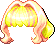 黃色花香波浪造型