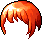 紅色波蘭髮型