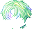 綠色流星髮型