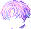 紫色流星髮型