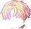 褐色流星髮型