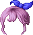 紫色琳髮型