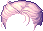 紫色分線盤髮