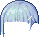 藍色流蘇髮型