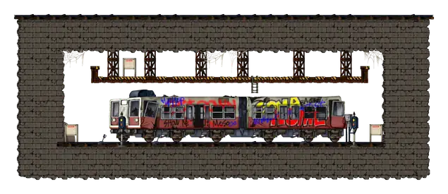 三號線2號車庫場景圖
