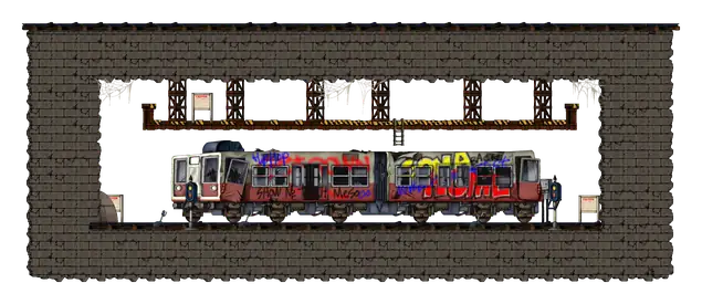 三號線3號車庫場景圖