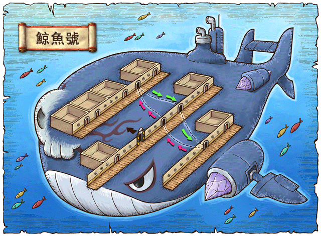 鯨魚號官方世界地圖