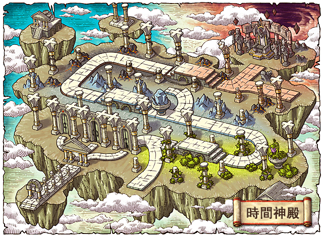 時間神殿官方世界地圖